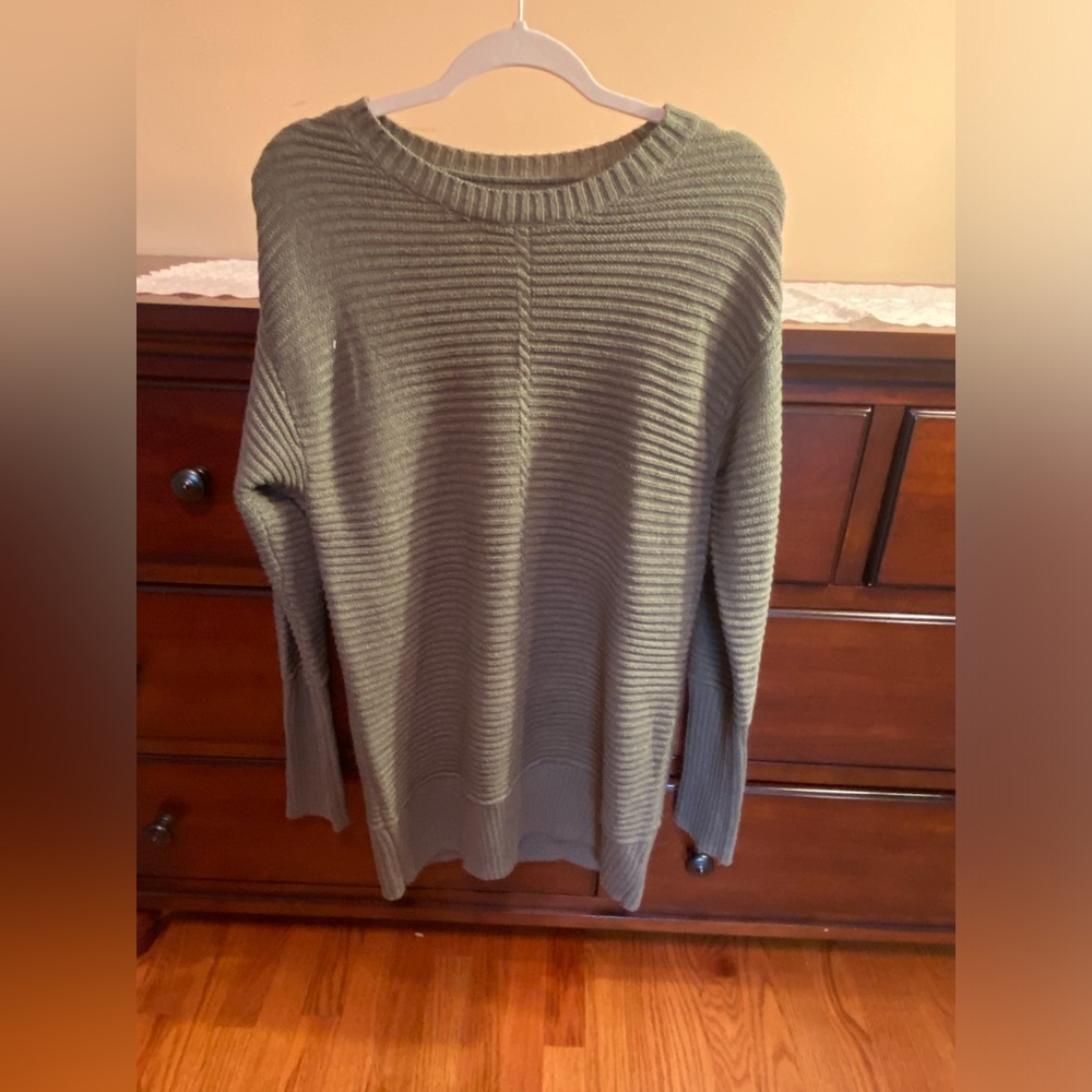 Women's olive green sweater